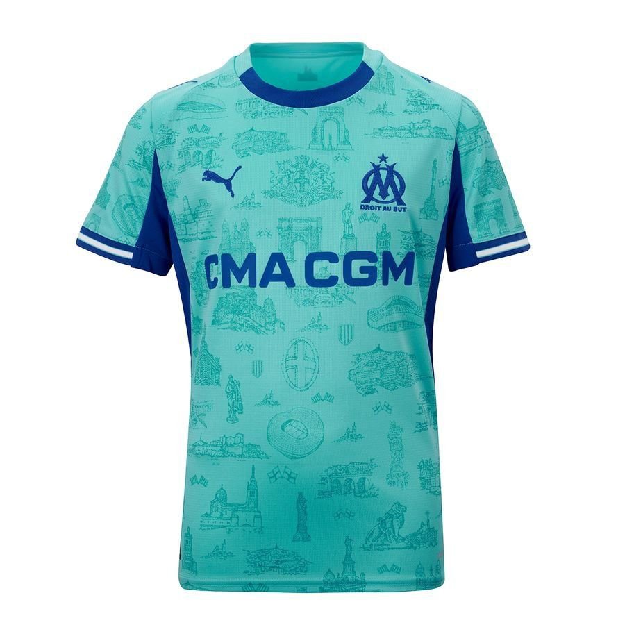 Marseille 4th Goalkeeper Shirt 2025/26 Kids-League Fan Gear